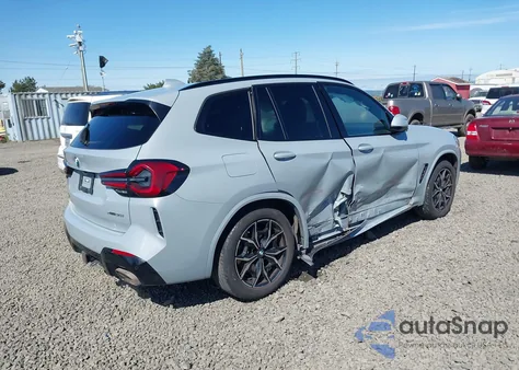 2022 BMW X3 xDrive30I from USA, damaged, VIN WBX57DP01NN163476